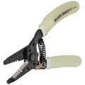 Cable and Wire Cutters | Klein Tools 11055GLW High-Visibility Klein-Kurve 10 - 18 AWG Solid/ 12 - 20 AWG Stranded Wire Stripper/ Cutter image number 2