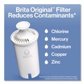 Food Service | Brita 36089CT 6-Cup Denali Water Filter Pitcher with 1 Standard Filter - White (2/Carton) image number 5