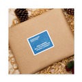 Office Jansan | Avery 05524 3.33 in. x 4 in. Waterproof Shipping Labels with TrueBlock and Sure Feed for Laser Printers - White (6/Sheet, 50 Sheets/Pack) image number 2