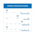 Office & Office Supplies | Hammermill 10591-0 8.5 in. x 11 in. 97 Bright 20 lbs. Bond Weight Premium Multipurpose Print Paper - White (5/Carton) image number 2