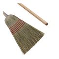 Brooms | Boardwalk BWKBR10004 53-1/2 in. Corn/Fiber Lobby Brooms - Natural (6/Carton) image number 4