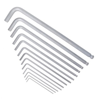 Wiha Tools 66988 13-Piece ErgoStar Ball End Inch Hex L-Key Set