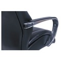 Office Chairs | La-Z-Boy 48958 20.25 in. to 23.25 in. Seat Height Commercial 2000 High-Back Executive Chair Supports Up to 300 lbs. - Black Seat/Back, Silver Base image number 5