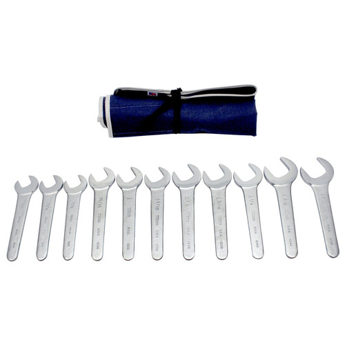 Crowfoot Wrenches | Martin Sprocket & Gear SW11K 11 pc. Chrome Set 30-degree, 3/4 in.-1-1/2 in. image number 0