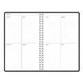 Notebooks & Pads | House of Doolittle 2121-49 Recycled Non-Dated Monthly/Weekly Black and White Floral Planner - Black/White Cover image number 1