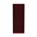  | Alera ALEVA638232MY 31.75 in. x 14 in. x 80.25 in. Valencia Series 6-Shelf Bookcase - Mahogany image number 2