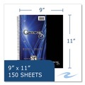 Notebooks & Pads | Roaring Spring 13114 11 in. x 9 in. 150-Sheets 3-Subject Medium/College Rule Genesis Notebook - Randomly Assorted Cover Colors (12/Carton) image number 9