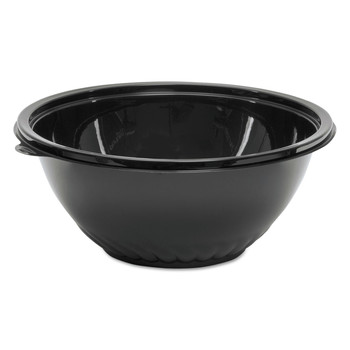 PRODUCTS | WNA WNA APB160BL Caterline Pack n' Serve 160 oz. 12 in. x 5 in. Plastic Bowls - Black (25/Carton)