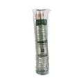 Cups and Lids | Dart RTP20BARE Bare Eco-Forward 20 oz. Plastic RPET Cold Cups - Leaf Design (600/Carton) image number 3