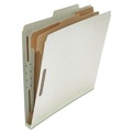 Office Jansan | Universal UNV10272 6-Section 2-Divider Pressboard Classification Folders - Letter, Gray (10/Box) image number 3