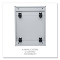  | Alera ALEPBBBFLG 14.96 in. x 19.29 in. x 27.75 in. 3-Drawer File Pedestal with Full-Length Pull - Light Gray image number 7