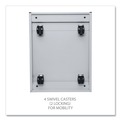 | Alera ALEPBBBFLG 14.96 in. x 19.29 in. x 27.75 in. 3-Drawers: Box/Box/File Legal/Letter Left/Right File Pedestal with Full-Length Pull - Light Gray image number 7