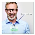 Label & Badge Holders | Avery 74461 3.5 in. x 2.25 in. Top Load Clip-Style Badge Holder with Laser/Inkjet Insert - White (100/Box) image number 5
