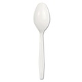 Cutlery | Boardwalk BWK SPOONMWPS Mediumweight Polystyrene Cutlery Teaspoon - White (1000/Carton) image number 0