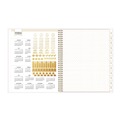  | Blue Sky 140101 11 in. x 8.5 in. 12-Month (Jan-Dec 2026) Day Designer Secret Garden Mint Frosted Weekly/Monthly Planner image number 4