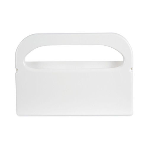 Paper & Dispensers | Boardwalk BWKKD100 16 in. x 3 in. x 11.5 in. Toilet Seat Cover Dispenser - White (2/Box) image number 0