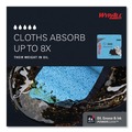 Cleaning & Janitorial Supplies | WypAll 33560 12.5 in. x 12 in. 1/4 Fold Grease and Ink Cloths Power Clean Oil - Blue (66/Box, 8 Boxes/Carton) image number 5