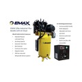 Stationary Air Compressors | EMAX ESP10V080V1PK 10 HP 80 Gallon Oil-Lube Stationary Air Compressor with 115V 7.2 Amp Refrigerated Corded Air Dryer Bundle image number 1