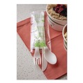 Office Jansan | Eco-Products EP-S015 Plantware Compostable Fork/Knife/Napkin/Spoon Cutlery Kit - Pearl White (250/Carton) image number 4