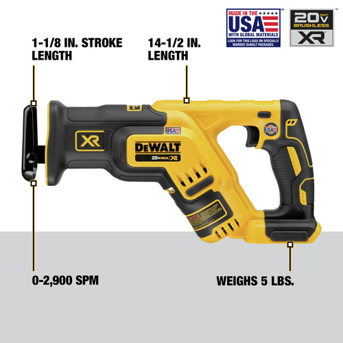 Battery operated deals dewalt sawzall