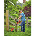 String Trimmers | Black & Decker BESTE620 POWERCOMMAND 120V 6.5 Amp Brushed 14 in. Corded String Trimmer/Edger with EASYFEED image number 5