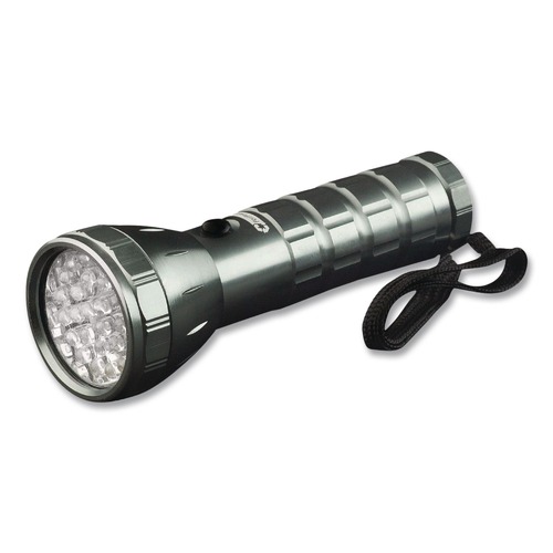 Work Lights | GoGreen Power GG-113-24SV 28 LED Professional Flashlight, 3 AAA Batteries (Included), Black/Silver image number 0