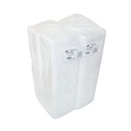 Food Service | Pactiv Corp. 0TF104S00000 9.13 in. x 7.13 in. x 0.65 in. #4 Shallow Foam Meat Tray - White (500/Carton) image number 0