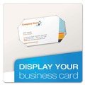 Office Jansan | Oxford 51704EE 100 Sheet Capacity 11 in. x 8.5 in. High Gloss Laminated Paperboard Folder - White (25/Box) image number 5
