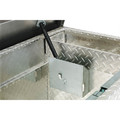 Crossover Truck Boxes | JOBOX PAC1597000 Aluminum Mid-Lid Dual Lid Compact Crossover Truck Box (Bright) image number 3
