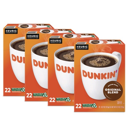 Coffee | Keurig 5000380509 K-Cup Pods - Dunkin Regular (88/Carton) image number 0