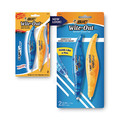 Bulk Savings Pricing 2 | BIC WOELP21 Wite-Out Brand Exact Liner 0.2 in. x 236 in. Non-Refillable Correction Tape - Blue/Orange Applicators (2/Pack) image number 4
