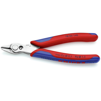 Knipex 7803140 54 HRC 5-1/2 in. Electronic Super Knips with Comfort Grip - X-Large