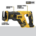 Combo Kits | Dewalt DCK494P2 20V MAX XR Brushless Lithium-Ion Cordless 4-Tool Combo Kit(5 Ah) image number 10