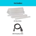 Specialty Tools | Black & Decker BCGL115FF (4/Pack) 4V MAX USB Rechargeable Cordless Glue Gun - White image number 11