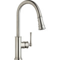 Fixtures | Elkay LKEC2031LS Explore Single Hole Kitchen Faucet with Pull-down Spray & Forward Only Lever Handle (Lustrous Steel) image number 0