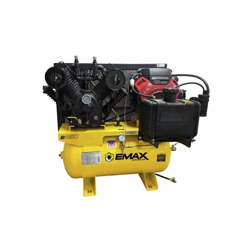 Stationary Air Compressors | EMAX EGES1860ST Honda Engine 18 HP 60 Gallon Oil-Lube Stationary Air Compressor image number 0