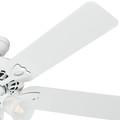 Ceiling Fans | Hunter 53114 52 in. Sontera White Ceiling Fan with Light and Handheld Remote image number 3