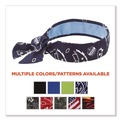 Cooling Gear | Ergodyne 12564 Chill-Its 6700CT One Size Fits Most Cooling Bandana PVA Tie Headband - Navy Western image number 4