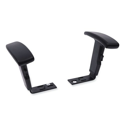 Office Furniture Accessories | Alera ALEIN49AKA10B Height-Adjustable T-Arms for Essentia and Interval Series Chairs - Black (1 Pair) image number 0