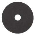 Cleaning & Janitorial Accessories | Boardwalk BWK4019HIP High Performance 19 in. Stripping Floor Pads - Grayish Black (5-Piece/Carton) image number 0