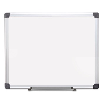 MasterVision 24 in. x 36 in. Aluminum Frame Porcelain Value Dry Erase Board - White