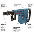 Demolition Hammers | Bosch 11316EVS 14 Amp SDS-max Demolition Hammer image number 4