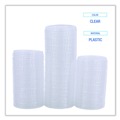 Cups and Lids | Boardwalk BWKPRTLID2 2 oz. Souffle/Portion Cup Lids - Clear (2500/Carton) image number 9