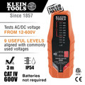 Detection Tools | Klein Tools ET60 12V - 600V AC/DC Low Voltage Tester - No Batteries Needed image number 5