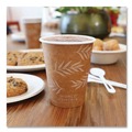 Cups and Lids | World Centric CURT-PA-12 12 oz. Paper Hot Cups - Natural (20/Pack) image number 2