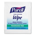Cleaning & Janitorial Supplies | PURELL 9021-1M 5 in. x 7 in. Individually Wrapped Unscented Premoistened Sanitizing Hand Wipes - White, (1000/Carton) image number 0