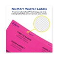 Office Jansan | Avery 05979 1 in. x 2.63 in. High-Visibility Permanent Laser ID Labels - Asst. Neon (450/Pack) image number 4
