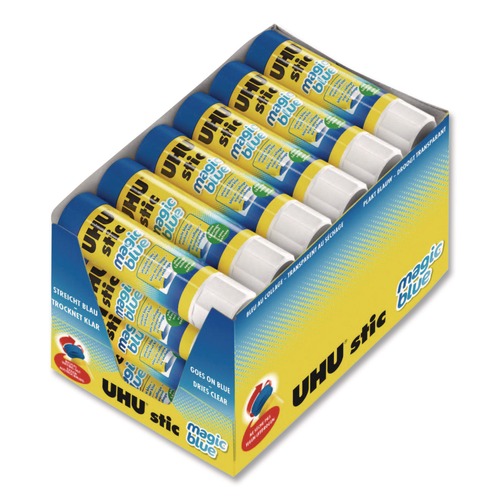 Adhesives & Glues | Staedtler 9U 99601  02 8.2 g Glue Stick - Applies Blue/Dries Clear (24/Pack) image number 0