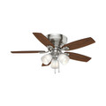 Ceiling Fans | Casablanca 53187 44 in. Durant 3 Light Brushed Nickel Ceiling Fan with Light image number 0