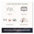 Office Accessories | Rocketbook BEA-B4-K Beacons Smart Stickers for Whiteboards, Reusable Triangles, 2.5-in x 2.5-in, Fluorescent Orange, 4/Pack image number 4